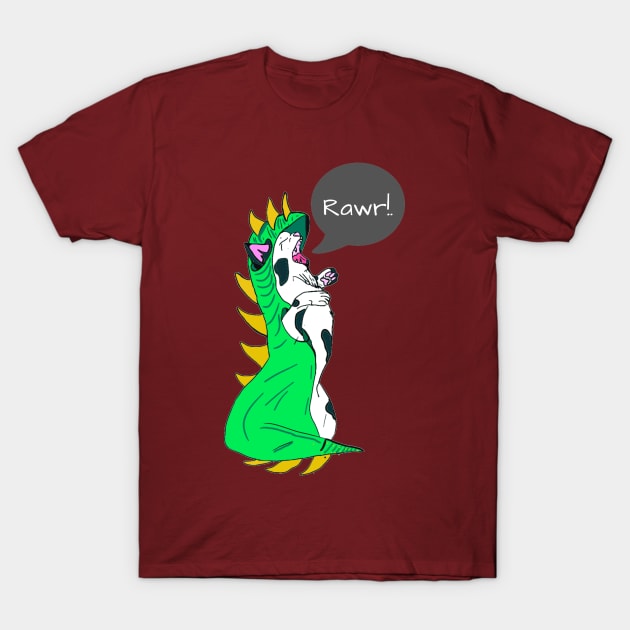 Dino-Cat T-Shirt by ANMA Designs